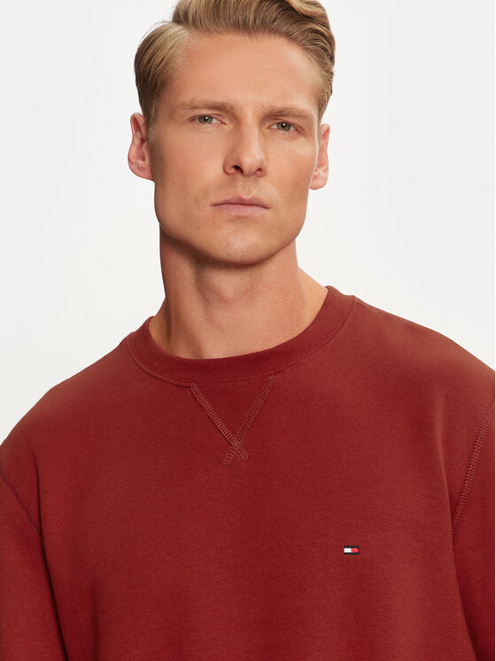 Tommy Hilfiger Tommy Hilfiger Džemperis Essential MW0MW37232 Raudona Regular Fit