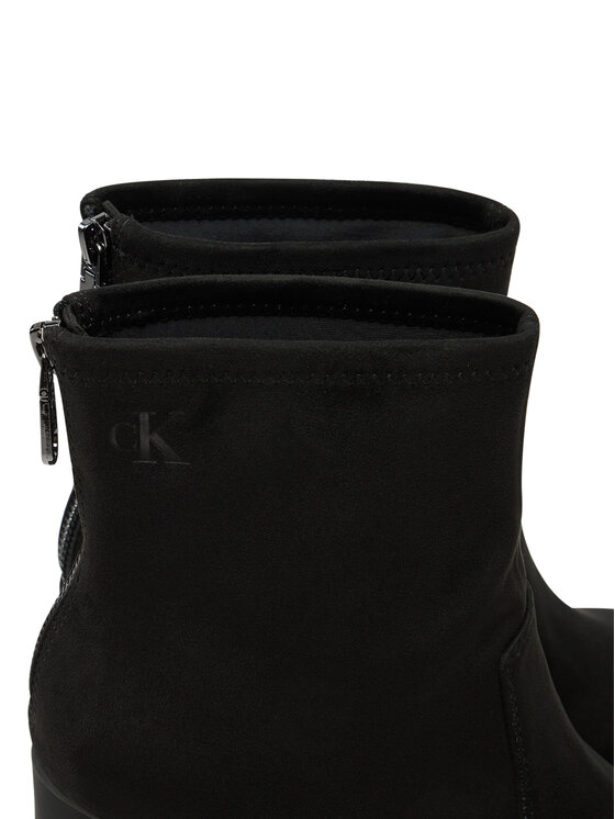 Calvin Klein Jeans Calvin Klein Jeans Μποτάκια Heel Platform Zip Boot Ss YW0YW01601 Μαύρο