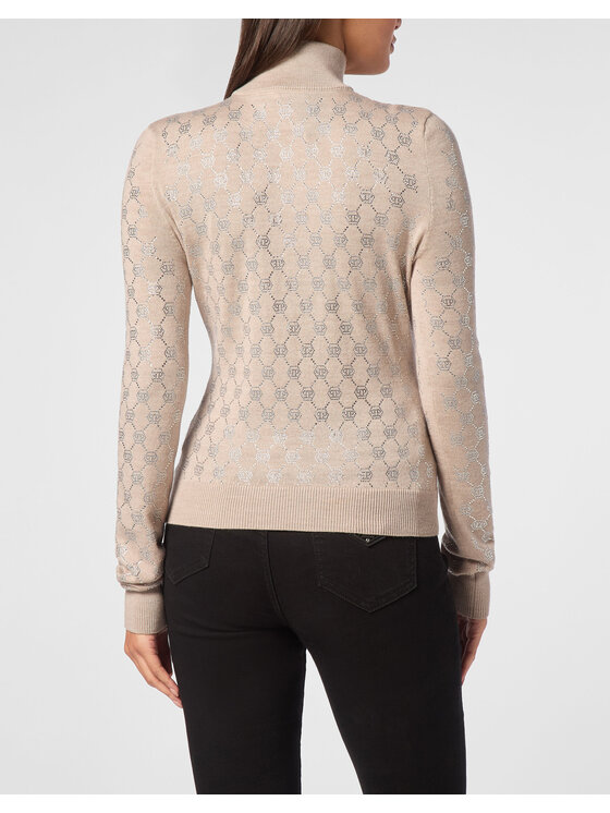 PHILIPP PLEIN PHILIPP PLEIN Top 20029 Beige Feminine Fit