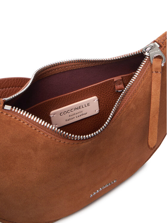 Coccinelle Coccinelle Ročna torba QKG Coccinellesunup Suede E1 QKG 13 03 01 Rjava