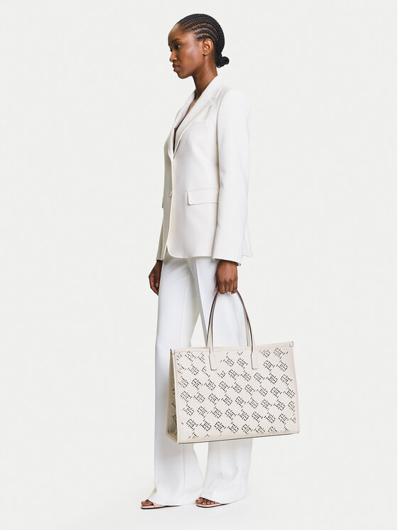 Tommy Hilfiger Tommy Hilfiger Borsetta Th City AW0AW17501 Écru
