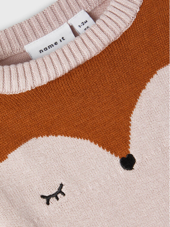 NAME IT NAME IT Sweter 13207072 Różowy Regular Fit