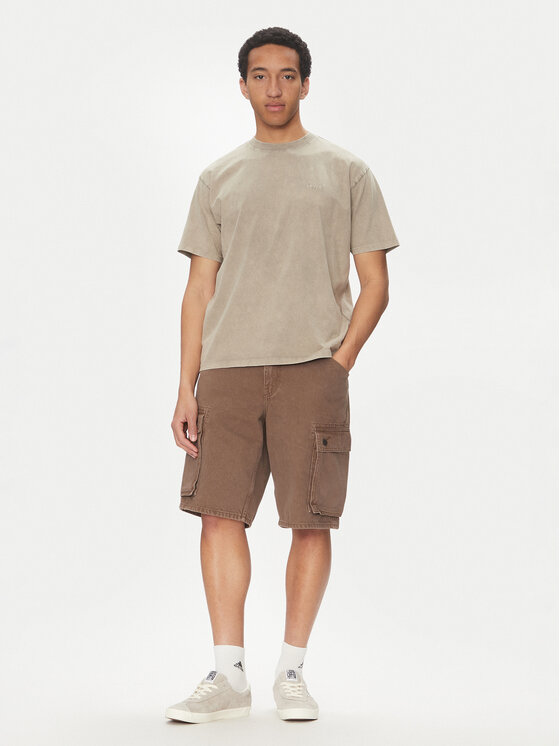 Levi's® Levi's® Jeans kratke hlače 478™ 001GU-0003 Rjava Baggy Fit