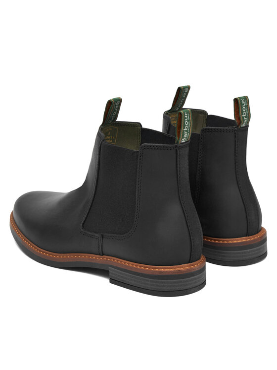 Barbour Barbour Kotníková obuv s elastickým prvkem Farsley MFO0244BK11 Černá