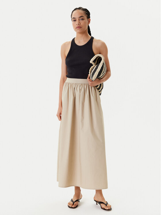 United Colors Of Benetton United Colors Of Benetton Spódnica maxi 4TPUD004I Beżowy Regular Fit