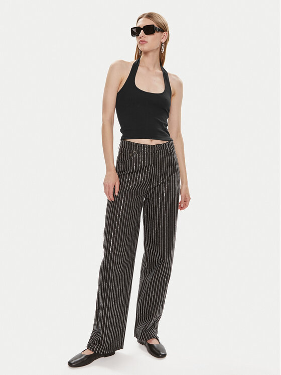 Noisy May Noisy May Marškinėliai Maya 27029026 Juoda Slim Fit
