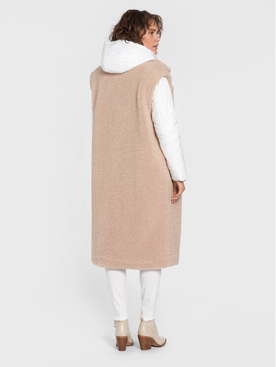Liu Jo Sport Liu Jo Sport Prehodna jakna TF2193 E0789 Bela Regular Fit