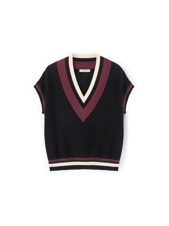 Motivi Motivi Sweter M362W004067N0Z3 Czarny Over Fit