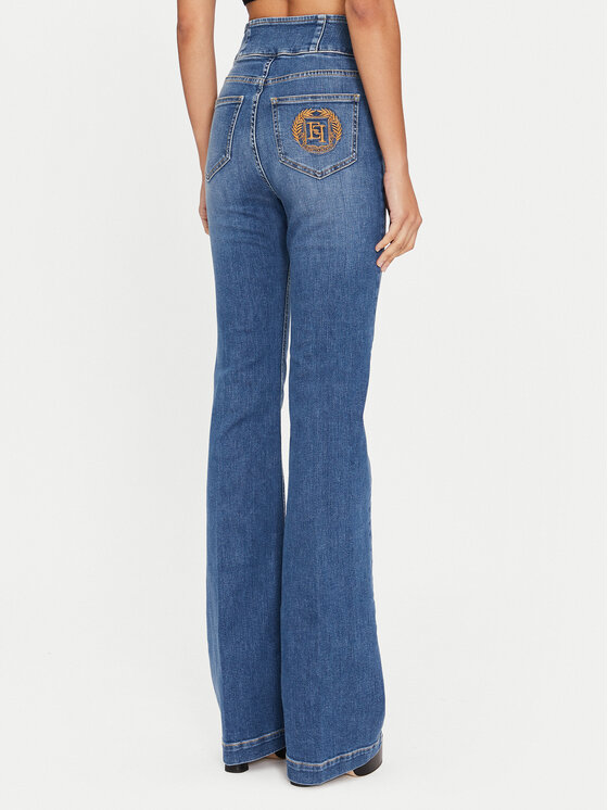 Elisabetta Franchi Elisabetta Franchi Jeans hlače PJ-66S-46E2-V390 Modra Regular Fit