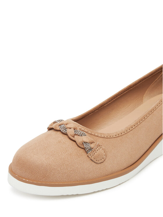 Clara Barson Clara Barson Ballerine WYL3395-7 Beige