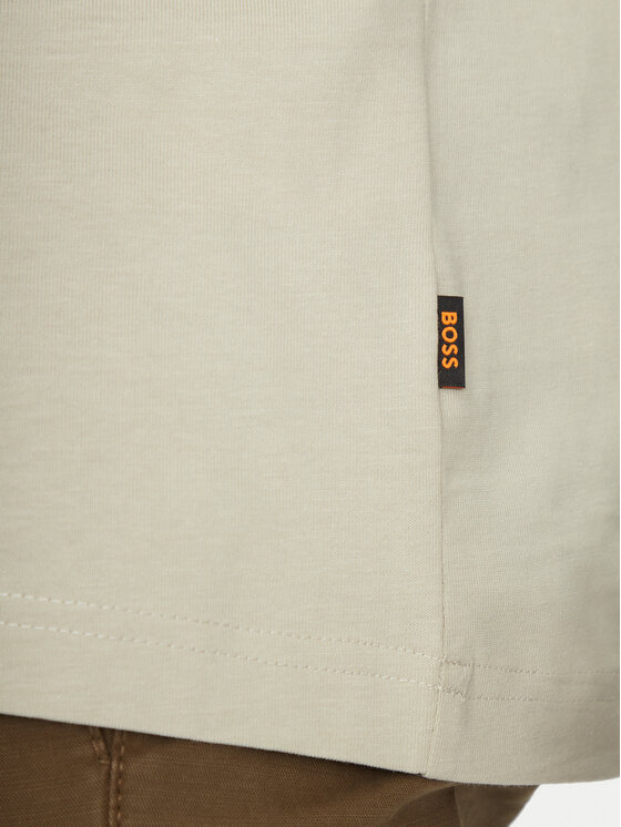 BOSS BOSS Majica Te_Dunetrace 50539187 Bež Regular Fit