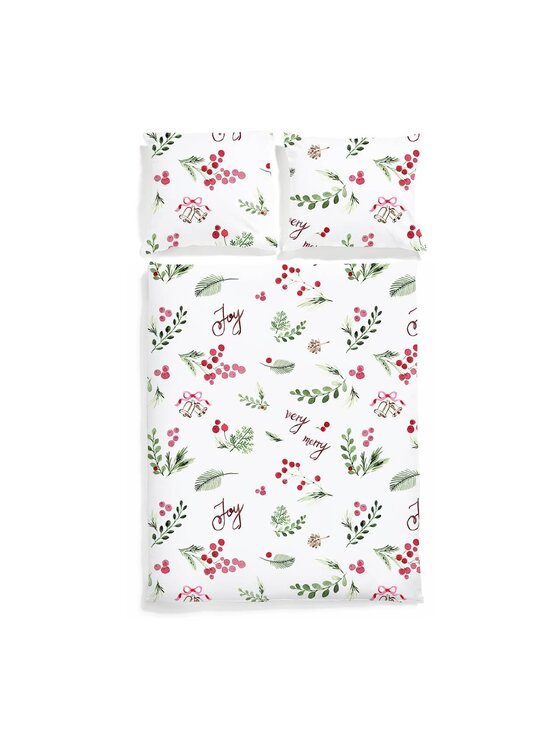 White pocket Komplet pościeli Pościel świąteczna Biały