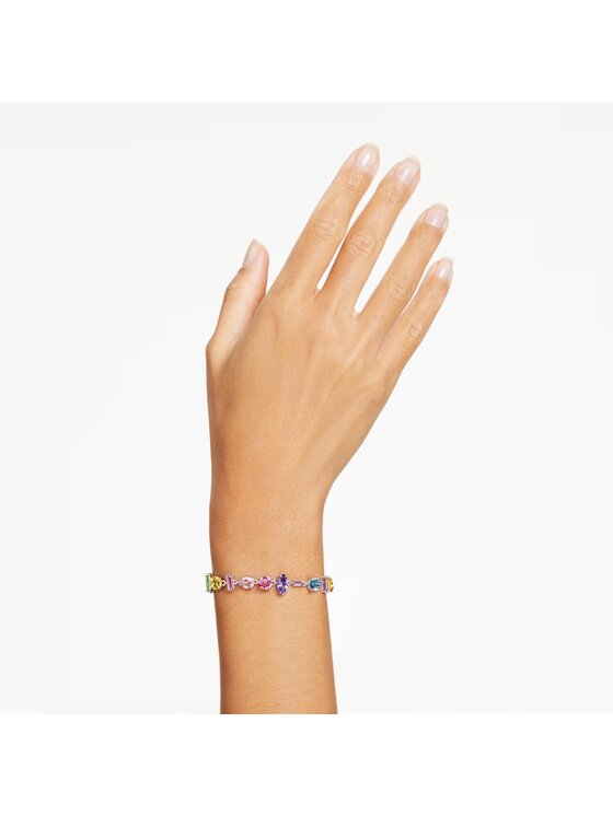 Swarovski Swarovski Bransoletka Gema 5656427 Różowy