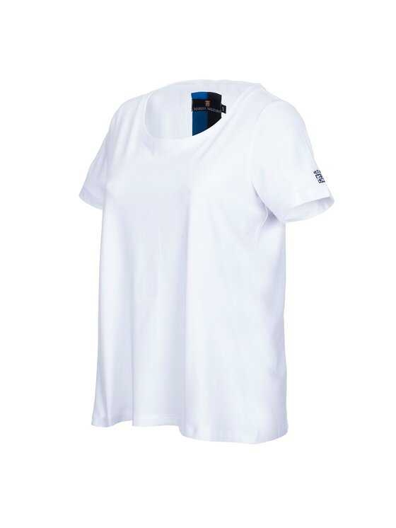 MARINA MILITARE MARINA MILITARE T-Shirt MWT511 Biały Regular Fit