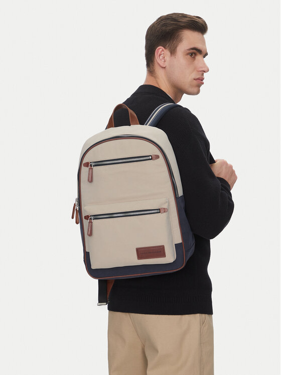 Tommy Hilfiger Tommy Hilfiger Seljakott Th Casual Backpack AM0AM13227 Beež