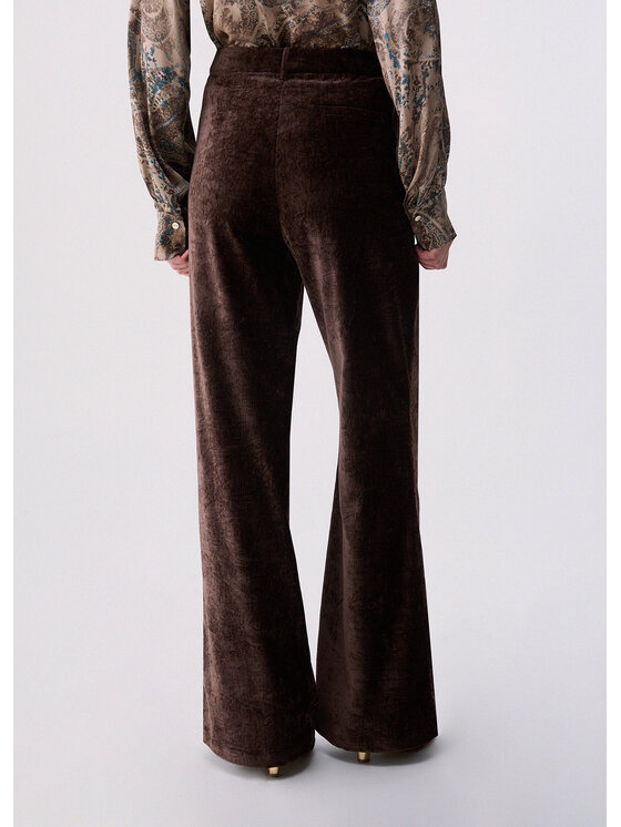 Liu Jo Liu Jo Pantaloni di tessuto WF6306T737A91106 Marrone Regular Fit