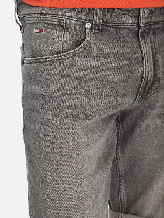 Tommy Jeans Tommy Jeans Džinsiniai šortai Ronnie DM0DM20946 Pilka Slim Fit