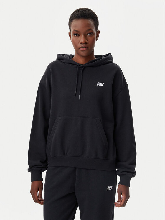 New Balance New Balance Majica dugih rukava WT41507 Crna Relaxed Fit