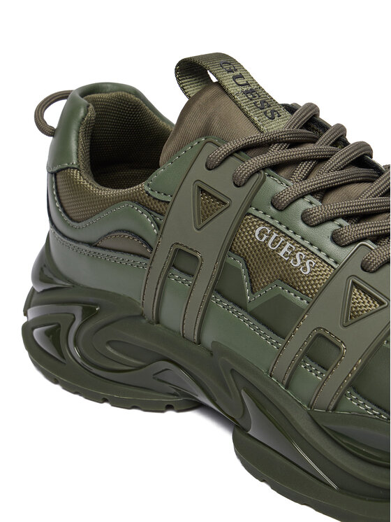 Guess Guess Tenisice FMFUNO ELE12 Zelena