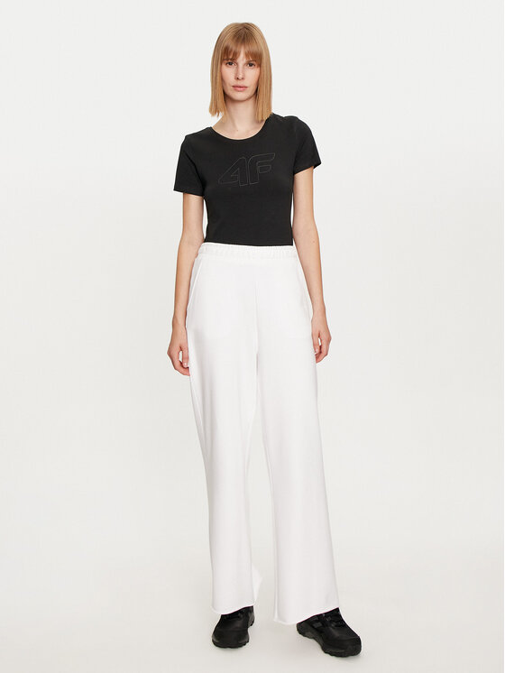 4F 4F Тишърт 4FWMM00TTSHF1846 Черен Slim Fit