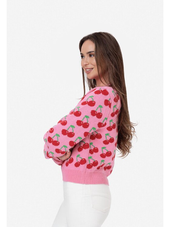 LAURELLA LAURELLA Svetr 6TU001 Růžová Regular Fit