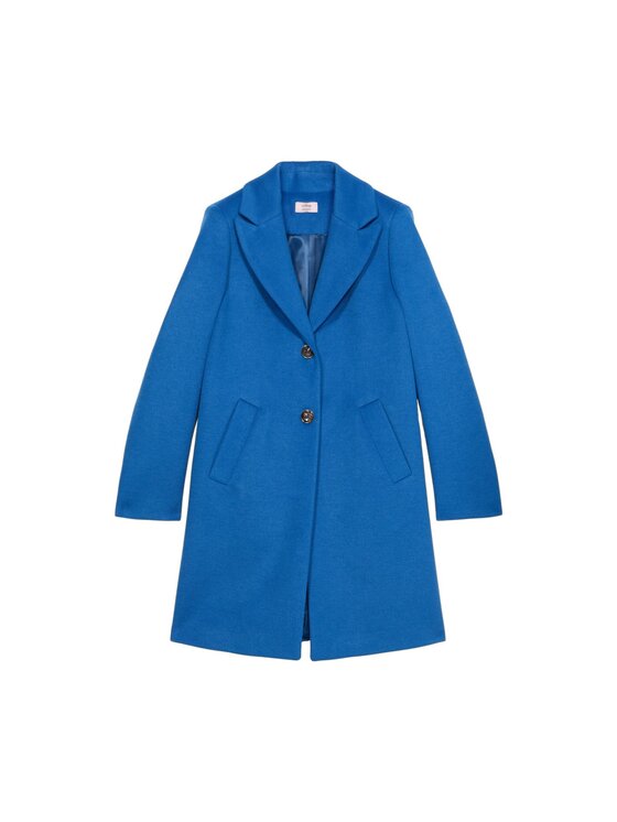 Oltre Oltre Cappotto invernale 8723R001290N004 Turchese Regular Fit