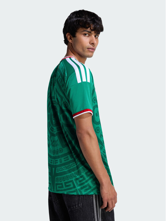 adidas adidas Koszulka techniczna Mexico 26 Home Jersey Zielony Slim Fit