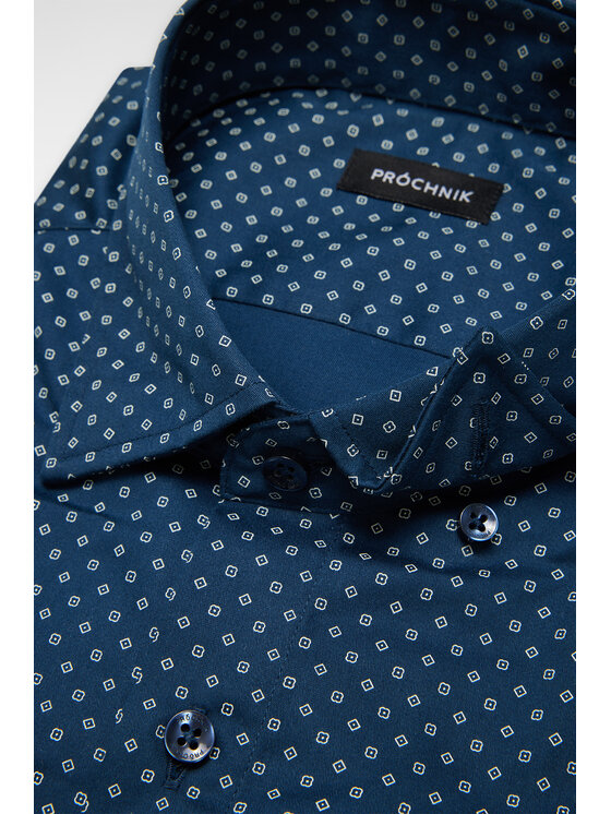 Próchnik Próchnik Koszula PM42 KO073224000039 Granatowy Slim Fit