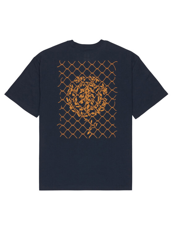 Element Element T-krekls Anyways ELYZT00568 Tumši zils Relaxed Fit