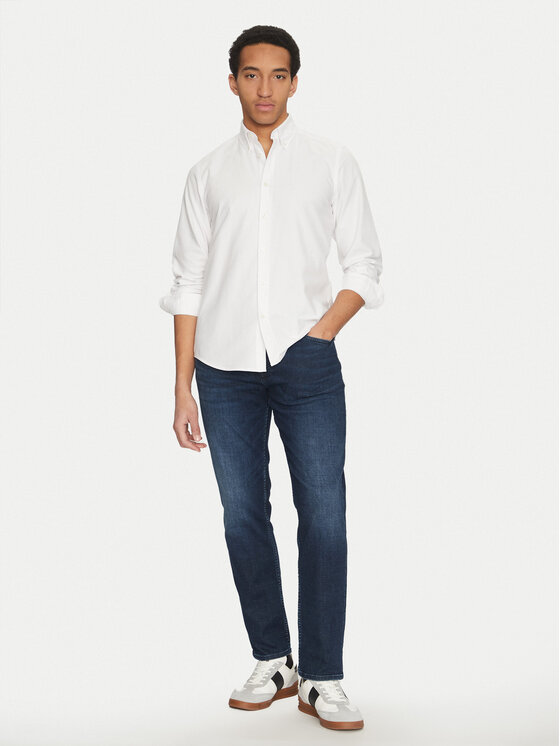 BOSS BOSS Camicia Rickert 50519707 Bianco Regular Fit