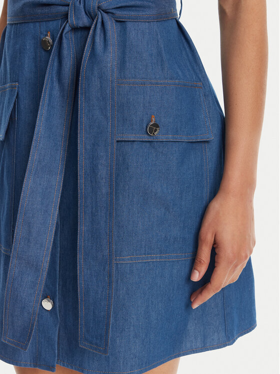 Liu Jo Liu Jo Jeans haljina WA5509 D4695 Plava Regular Fit
