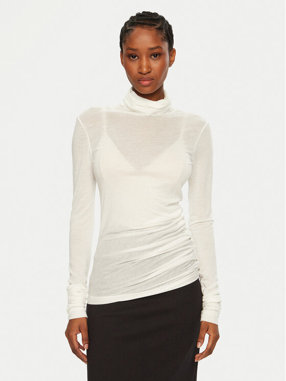 MAX&Co. Rolák 2516941041200 Biela Regular Fit
