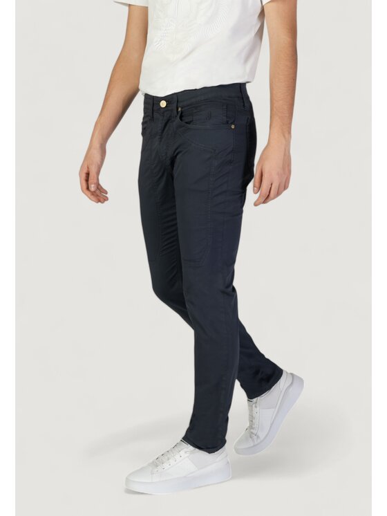 Jeckerson Jeckerson Pantalone da abito JOHN 5 TASCHE TOPPA Blu To Fit