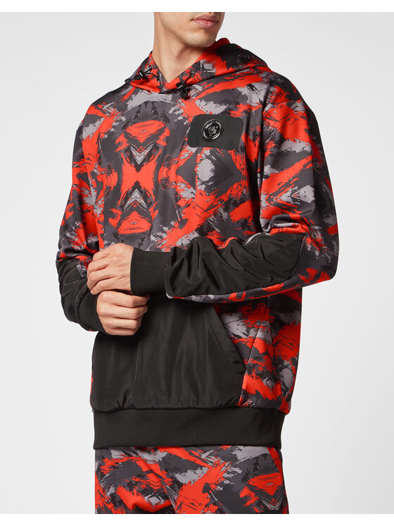Plein Sport Plein Sport Bluza 7847 Pomarańczowy Regular Fit