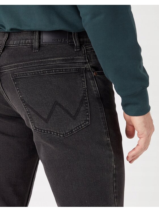 Wrangler Wrangler Jeansy Straight Szary Regular Fit