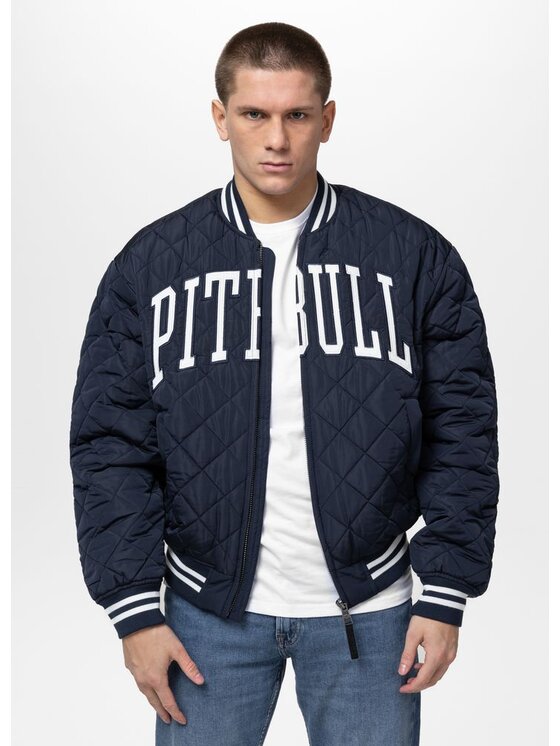 PITBULL PITBULL Kurtka przejściowa JUPITER Granatowy Regular Fit