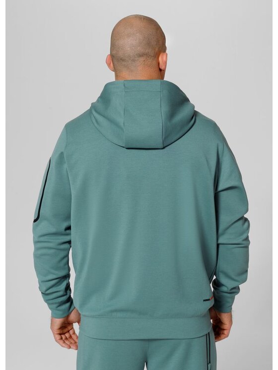 PITBULL PITBULL Bluza Explorer Zielony Regular Fit