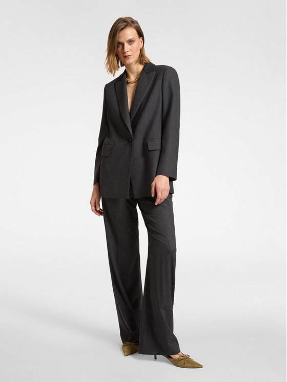 Elena Mirò Elena Mirò Pantaloni di tessuto P165P000361N023 Grigio Regular Fit