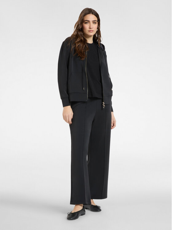 Elena Mirò Elena Mirò Felpa G801Z000640N033 Nero Boxy Fit