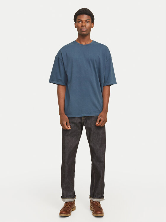 Jack&Jones Jack&Jones T-krekls Charge 12268270 Zils Oversize