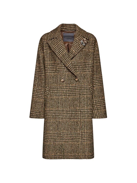 Elena Mirò Elena Mirò Cappotto 8150P000060N001 Marrone Over Fit