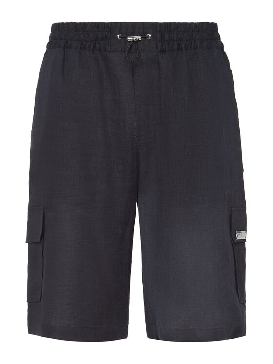 PHILIPP PLEIN PHILIPP PLEIN Šortky z materiálu 24503 Světle modrá Regular Fit