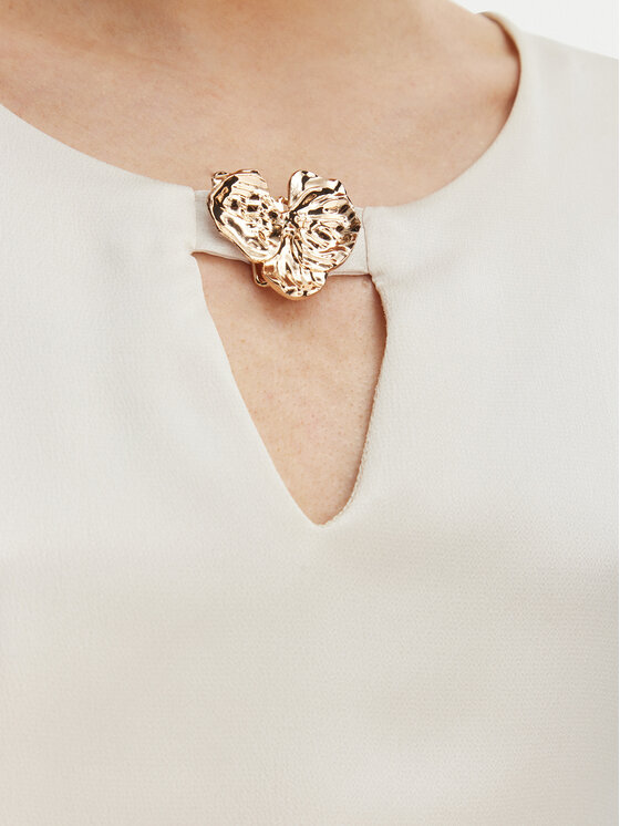 Rinascimento Rinascimento Blūze CFC0127852003 Bēšs Regular Fit