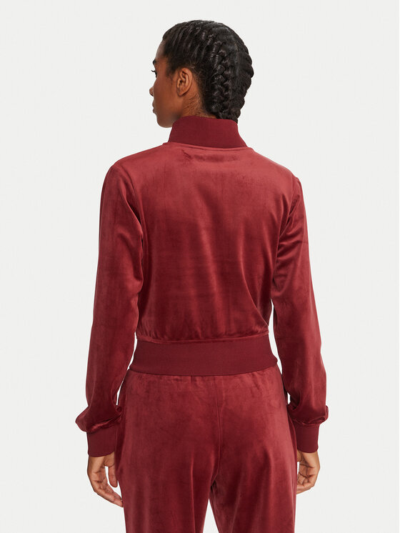 Guess Guess Sweatshirt V3BQ22 K0232 Dunkelrot Regular Fit