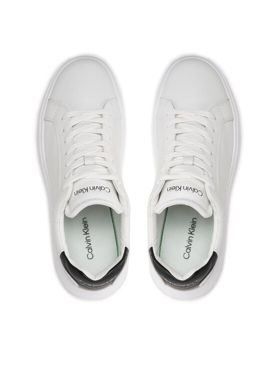 Calvin Klein Calvin Klein Sneakers Low Top Lace Up Lth HM0HM01016 Alb