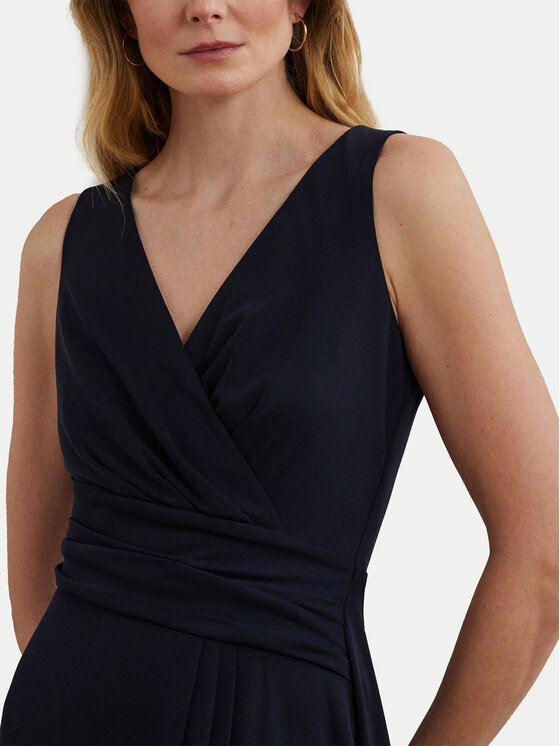 LAUREN RALPH LAUREN Lauren Ralph Lauren Koktejlové šaty 250865006002 Tmavomodrá Regular Fit