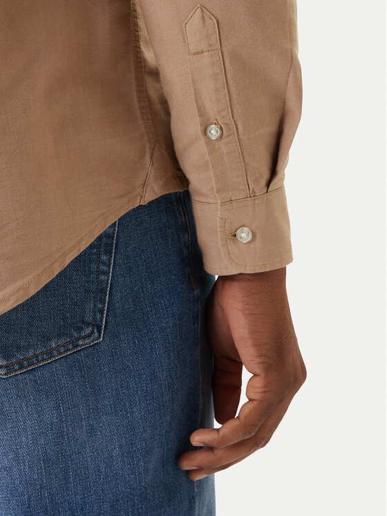 Tommy Jeans Tommy Jeans Ing Oxford DM0DM22836 Bézs Regular Fit