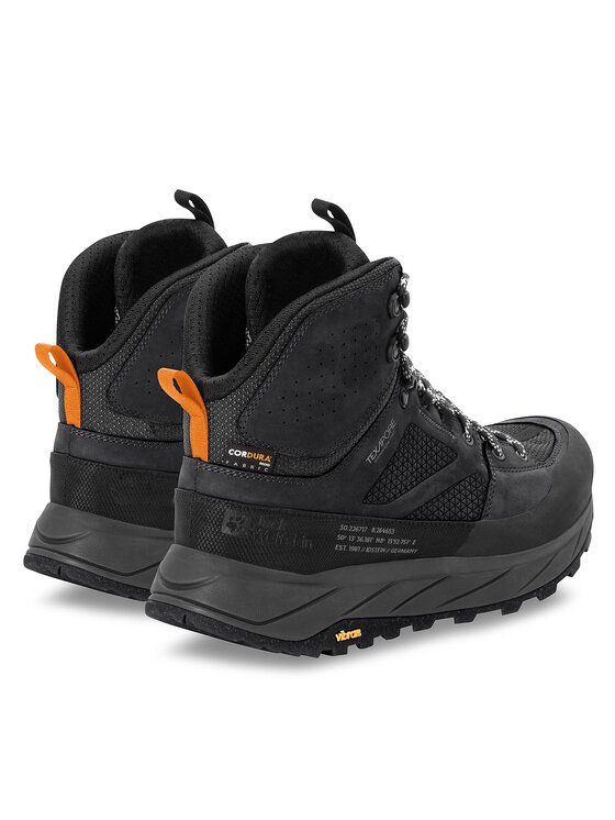 Jack Wolfskin Jack Wolfskin Trekking čevlji Terraquest Texapore Mid M 4056381 Črna