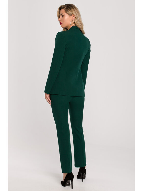 Makover Makover Giacca da abito K141 Verde Regular Fit