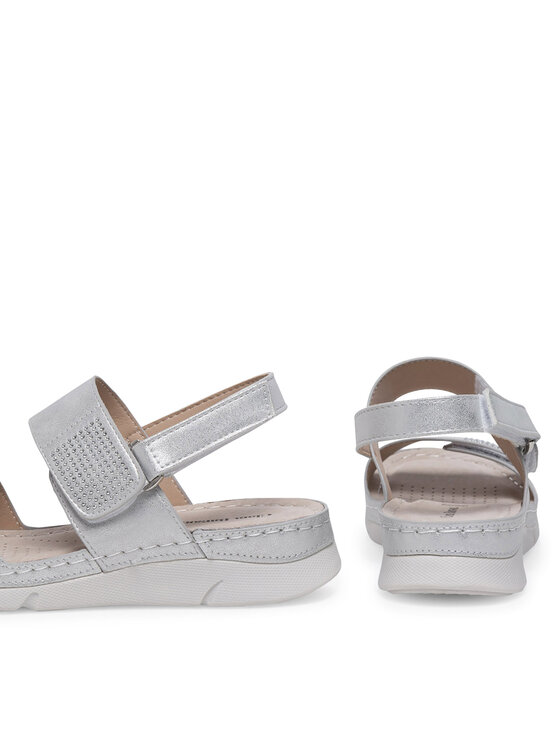 Clara Barson Clara Barson Sandalen WS040801-01 Silberfarben